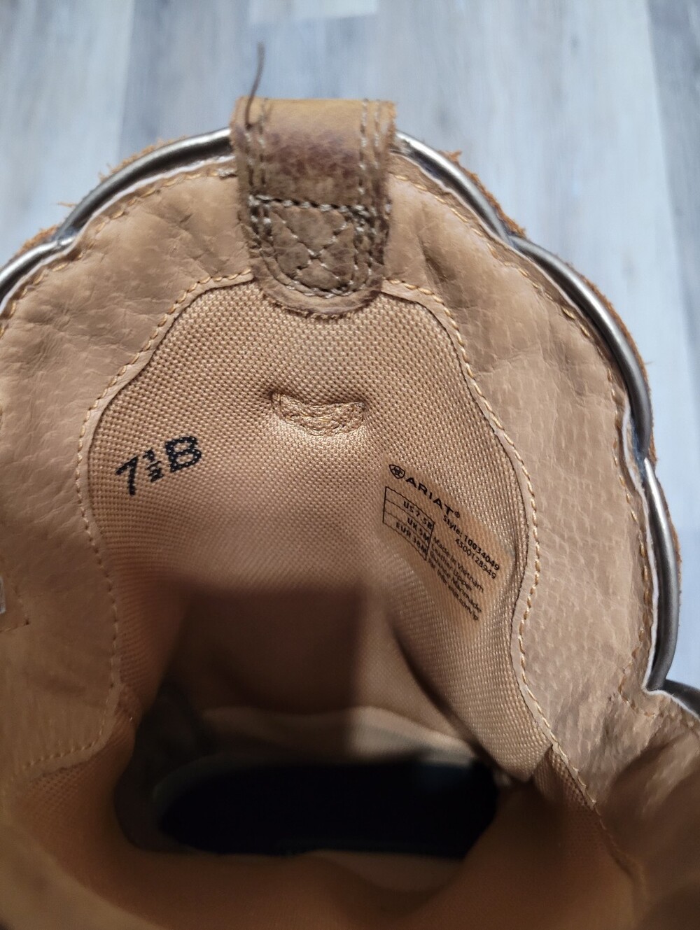 Ariat Women's Hybrid Rancher Womens Size 7.5 Western Boot Brown And Pink - Picture 7 of 11